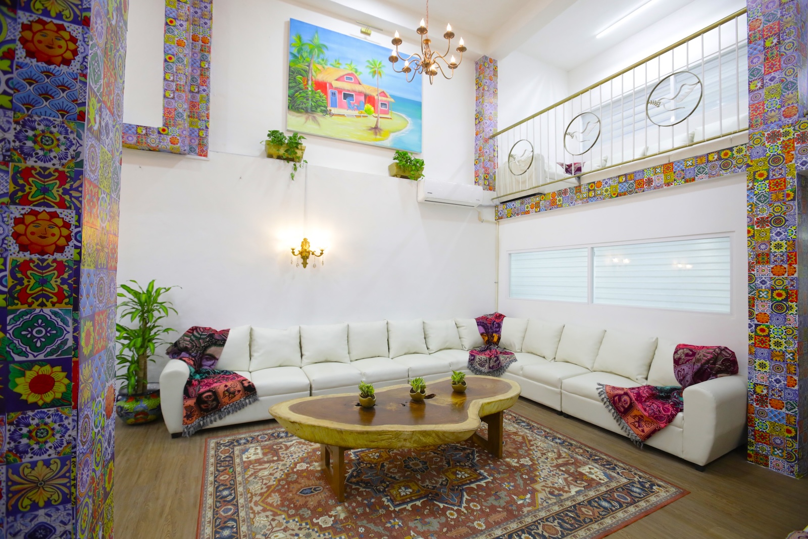 Kitchen area inside Sanctuary Cozumel