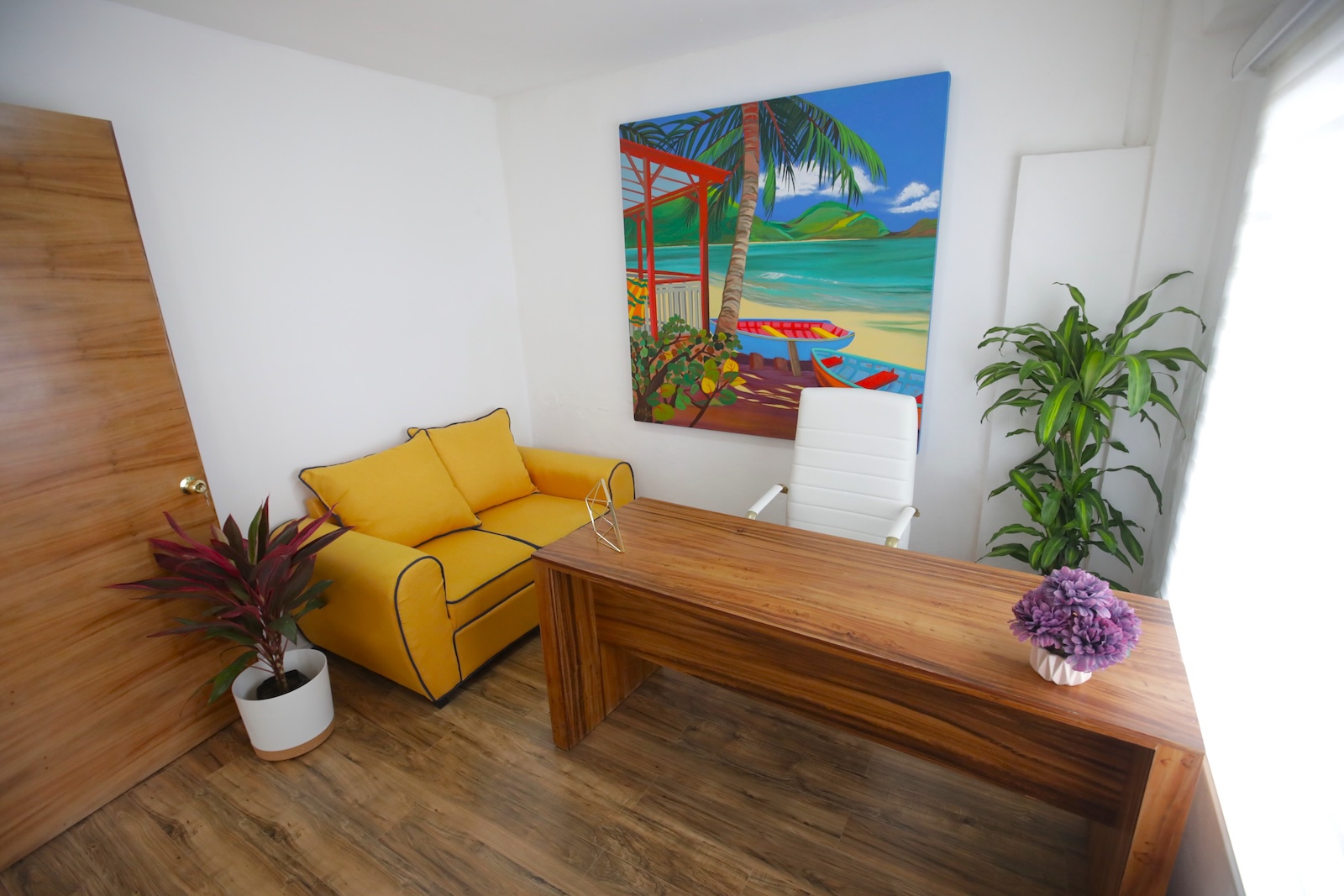 Lounge area inside Sanctuary Cozumel